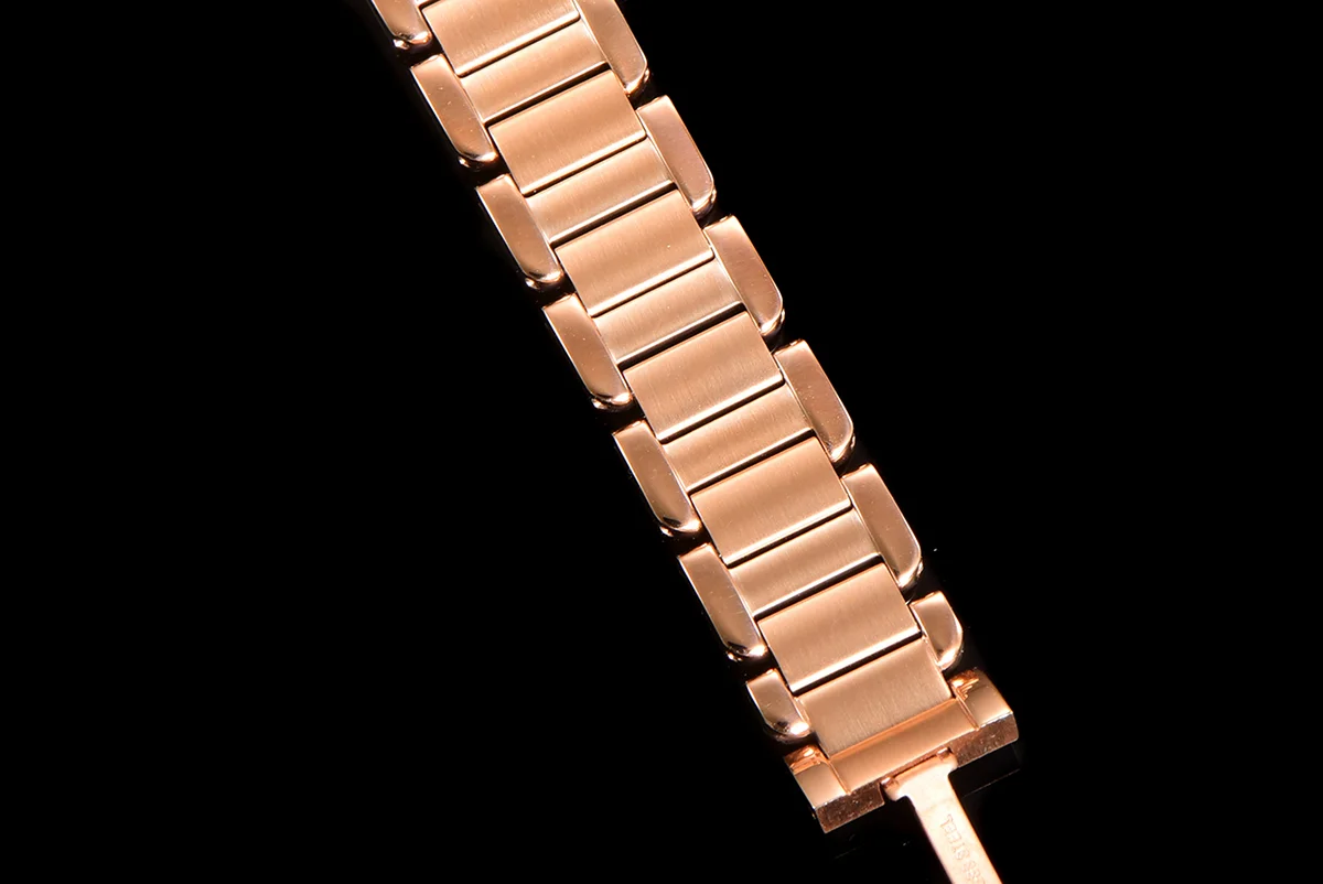 Tank Anglaise 30.2mm White Dial in Rose Gold