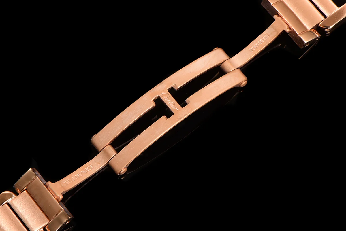 Tank Anglaise 30.2mm White Dial in Rose Gold