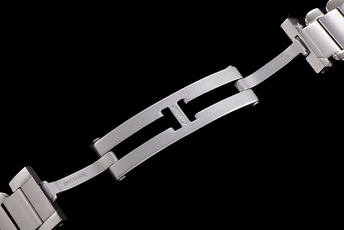 Tank Anglaise 30.2mm White Dial in Steel