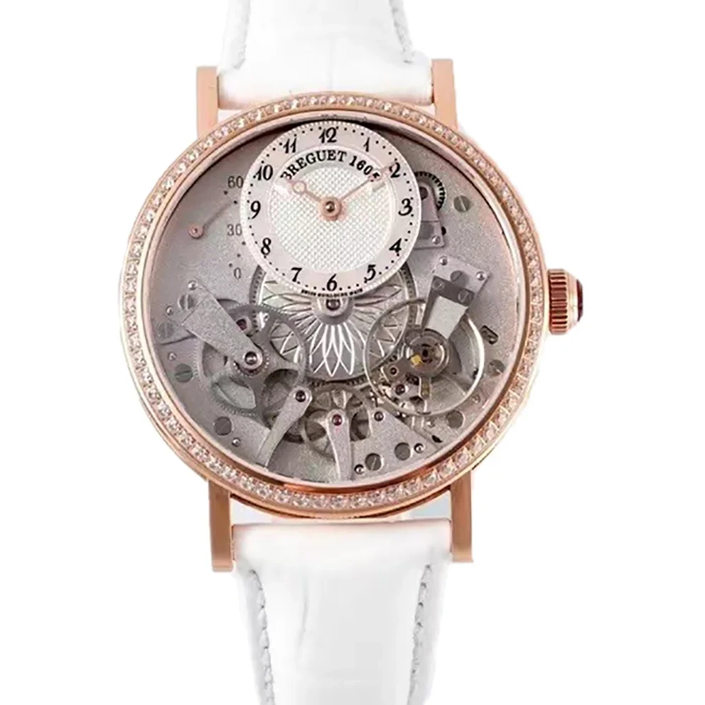 Tradition 7038BR/18/9V6/D00D Skeleton Dial in Rose Gold