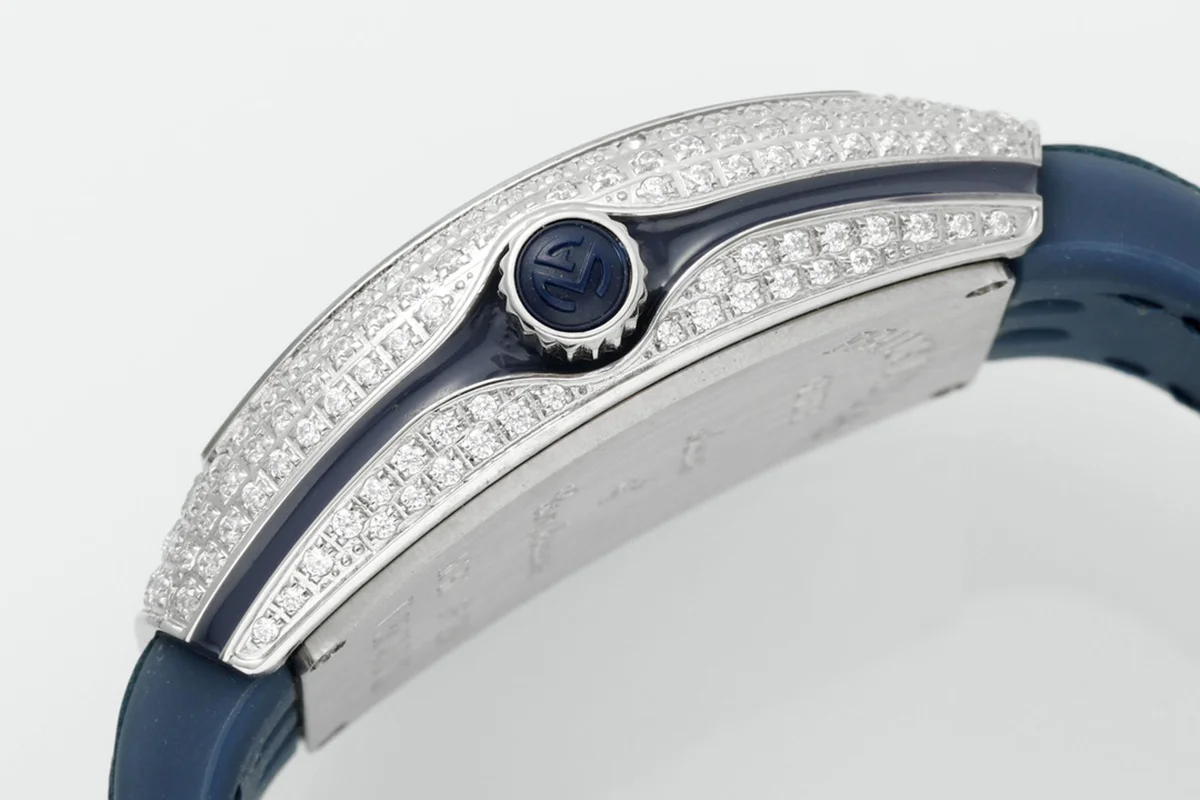 Vanguard V32 Blue Dial with Diamonds Markers
