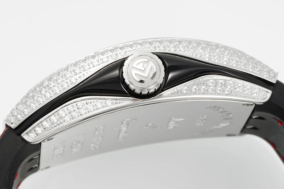 Vanguard Yachting Dragon V45YT Red Dial with Diamond Bezel
