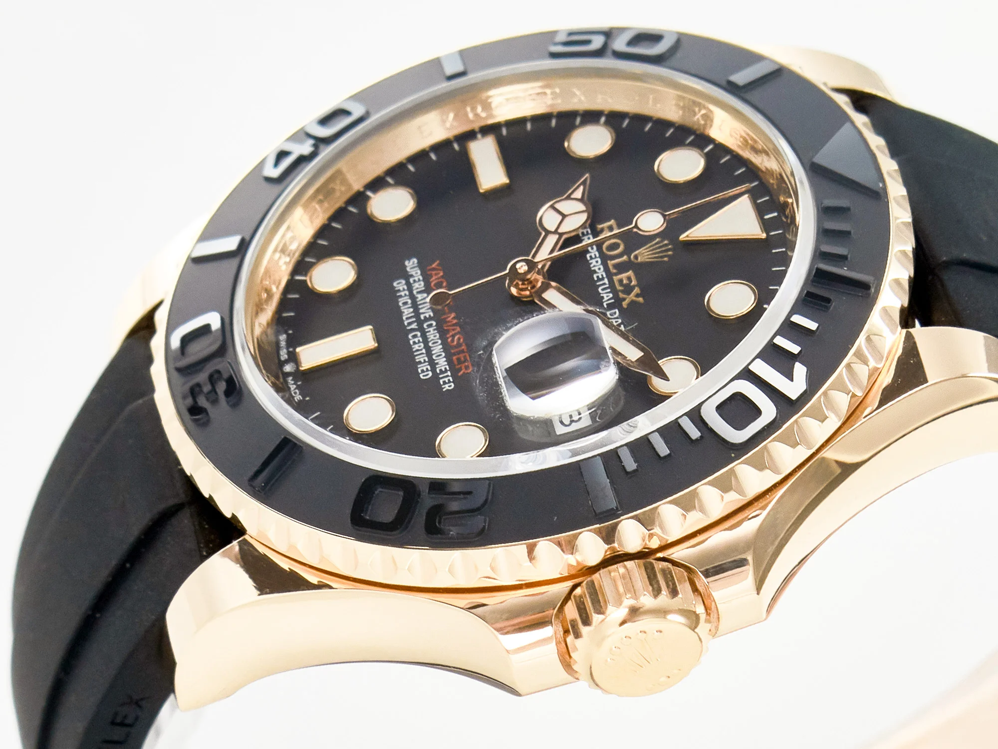 Yacht-Master 126655 ARF RG/Tungsten1:1 Best Edition on Oysterflex Rubber Strap VR3235(Gain Weight )