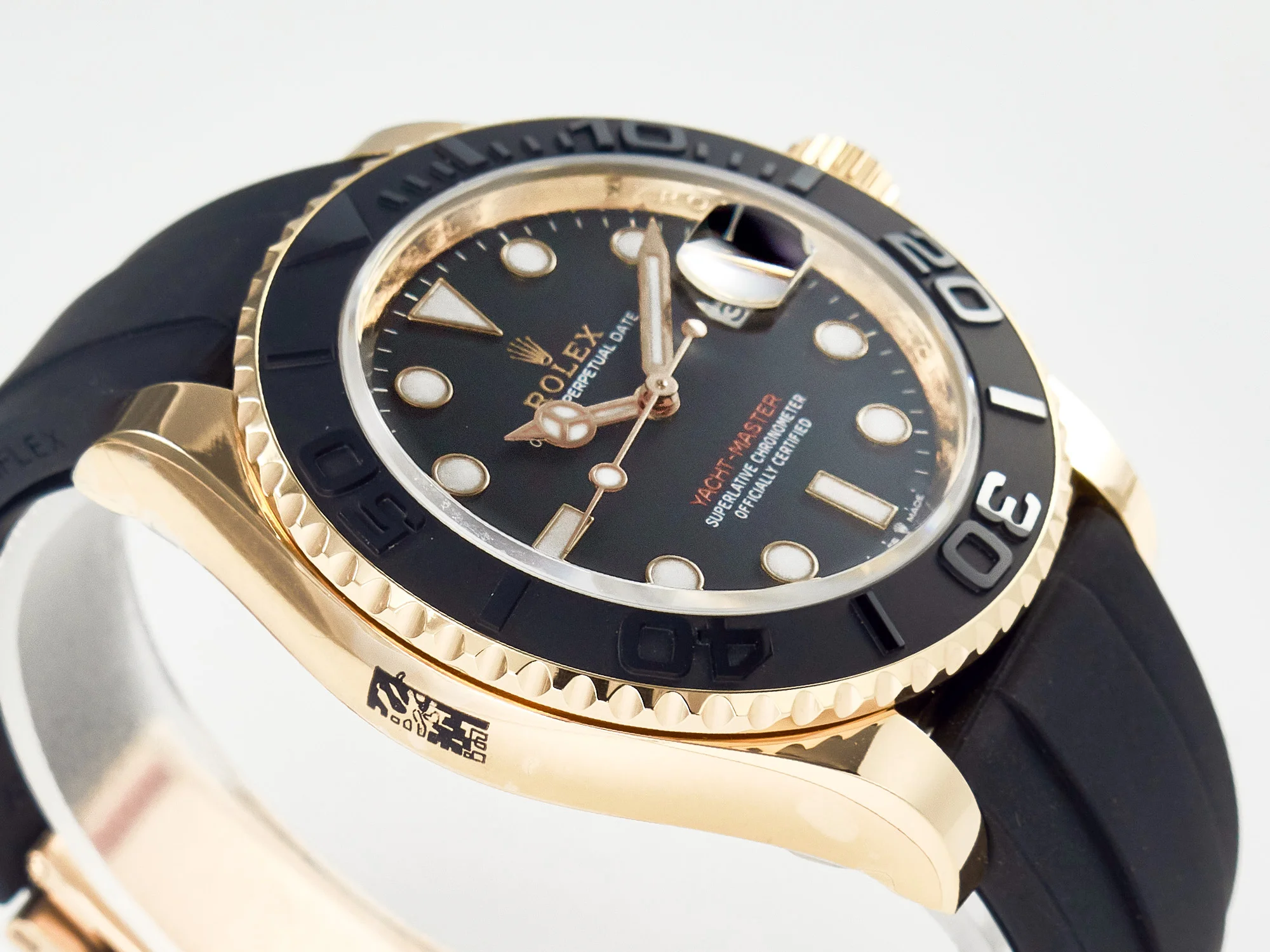 Yacht-Master 126655 ARF RG/Tungsten1:1 Best Edition on Oysterflex Rubber Strap VR3235(Gain Weight )