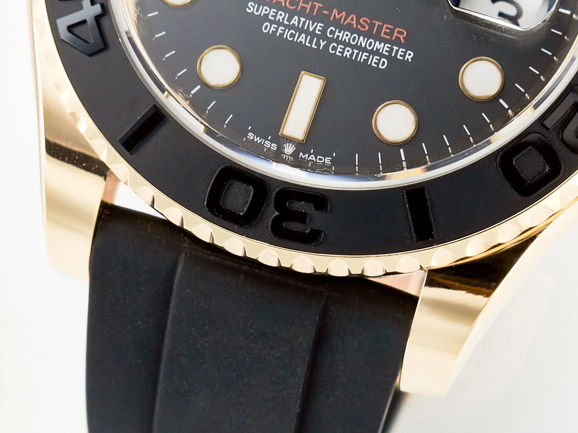 Yacht-Master 126655 ARF RG/Tungsten1:1 Best Edition on Oysterflex Rubber Strap VR3235(Gain Weight )