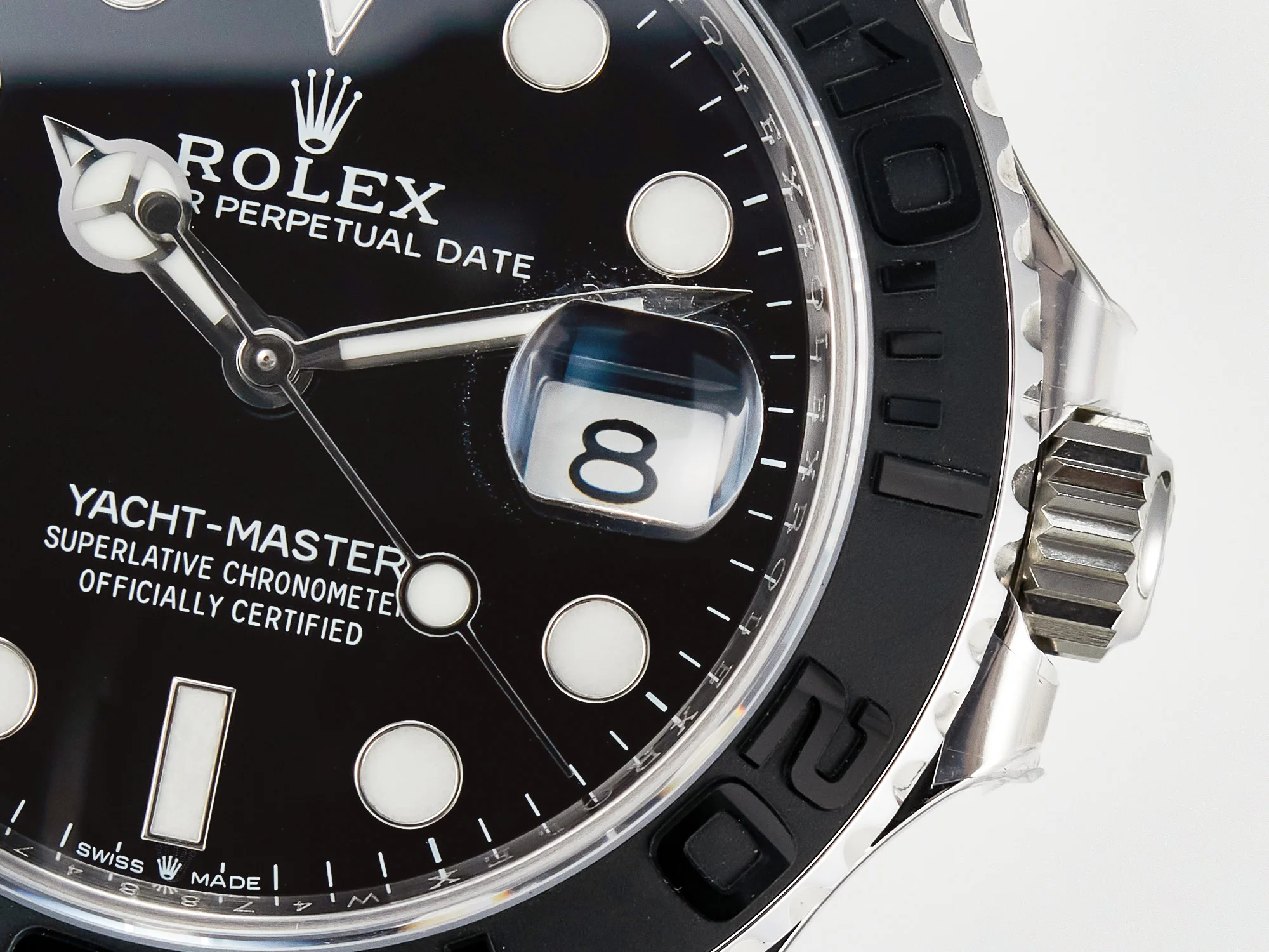 Yacht-Master 226659 ARF 1:1 Best Edition Black Ceramic Bezel on Oysterflex Rubber Strap VR3235 (Gain Weight)